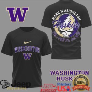 Washington Huskies Official NCAA Grateful Game Day 3D Shirt
