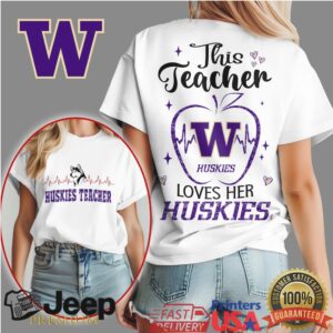 Washington Huskies Official Teacher Appreciation Month Women’s Shirt Washington Huskies Official Teacher Appreciation Month Women’s Shirt