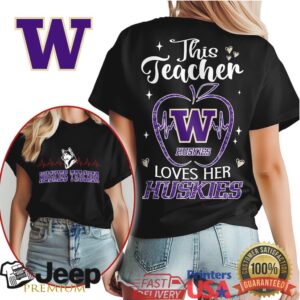 Washington Huskies Official Teacher Appreciation Month Women's Shirt