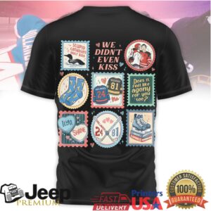 “We Didn't Even Kiss” Funny Hockey Romance Aesthetic Graphic Tee