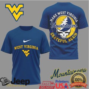 West Virginia Mountaineers Official NCAA Grateful Game Day 3D Shirt West Virginia Mountaineers Official NCAA Grateful Game Day 3D Shirt