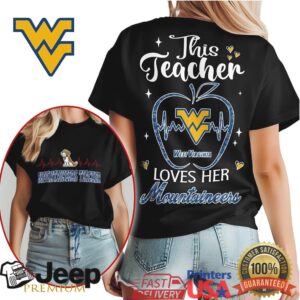 West Virginia Mountaineers Official Teacher Appreciation Month Women's Shirt