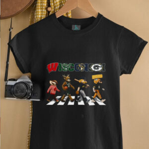 Wisconsin Sports Abbey Road Parody T Shirt Wisconsin Sports Abbey Road Parody T Shirt