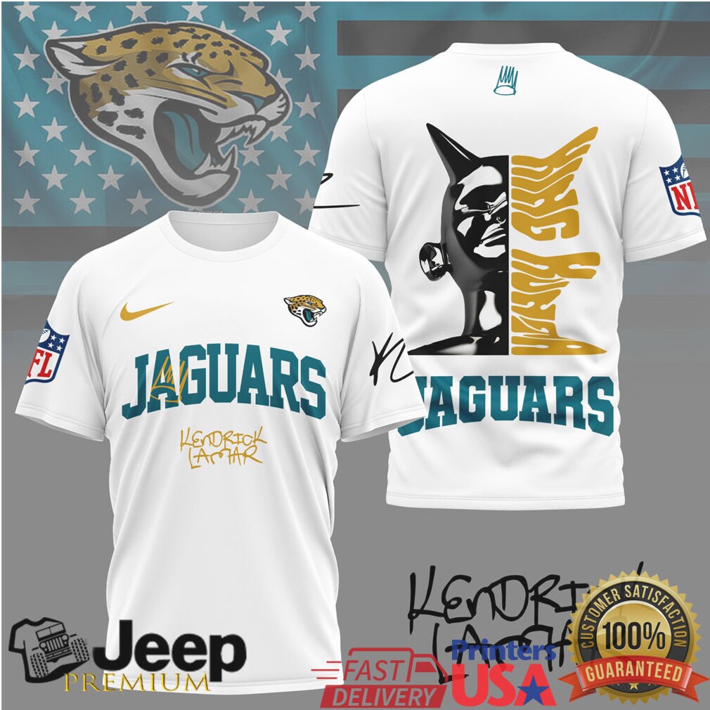Jacksonville Jaguars Official NFL Kendrick Lamar Fan 3D Shirt Jacksonville Jaguars Official NFL Kendrick Lamar Fan 3D Shirt