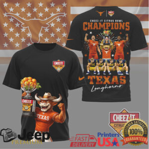 Texas Longhorns Official NCAA Citrus Bowl Champions 3D Shirt Texas Longhorns Official NCAA Citrus Bowl Champions 3D Shirt