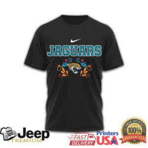 Jacksonville Jaguars Official NFL Day of the Dead 3D Shirt