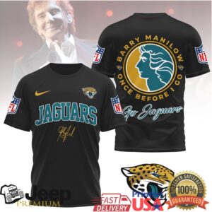 Jacksonville Jaguars Official NFL Barry Manilow Fan Shirt