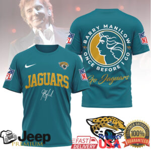 Jacksonville Jaguars Official NFL Barry Manilow Fan Shirt