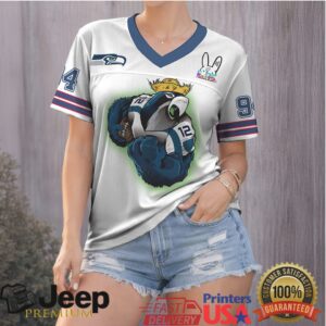 Seattle Seahawks Benito Bowl LX football jersey 3D T shirt