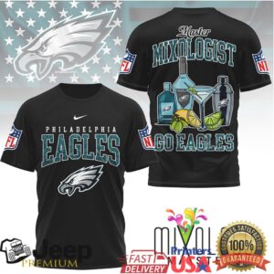 Philadelphia Eagles Official NFL Mixologist Fan 3D Shirt
