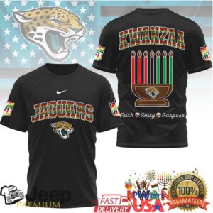 Jacksonville Jaguars Official NFL Kwanzaa Pride 3D Shirt