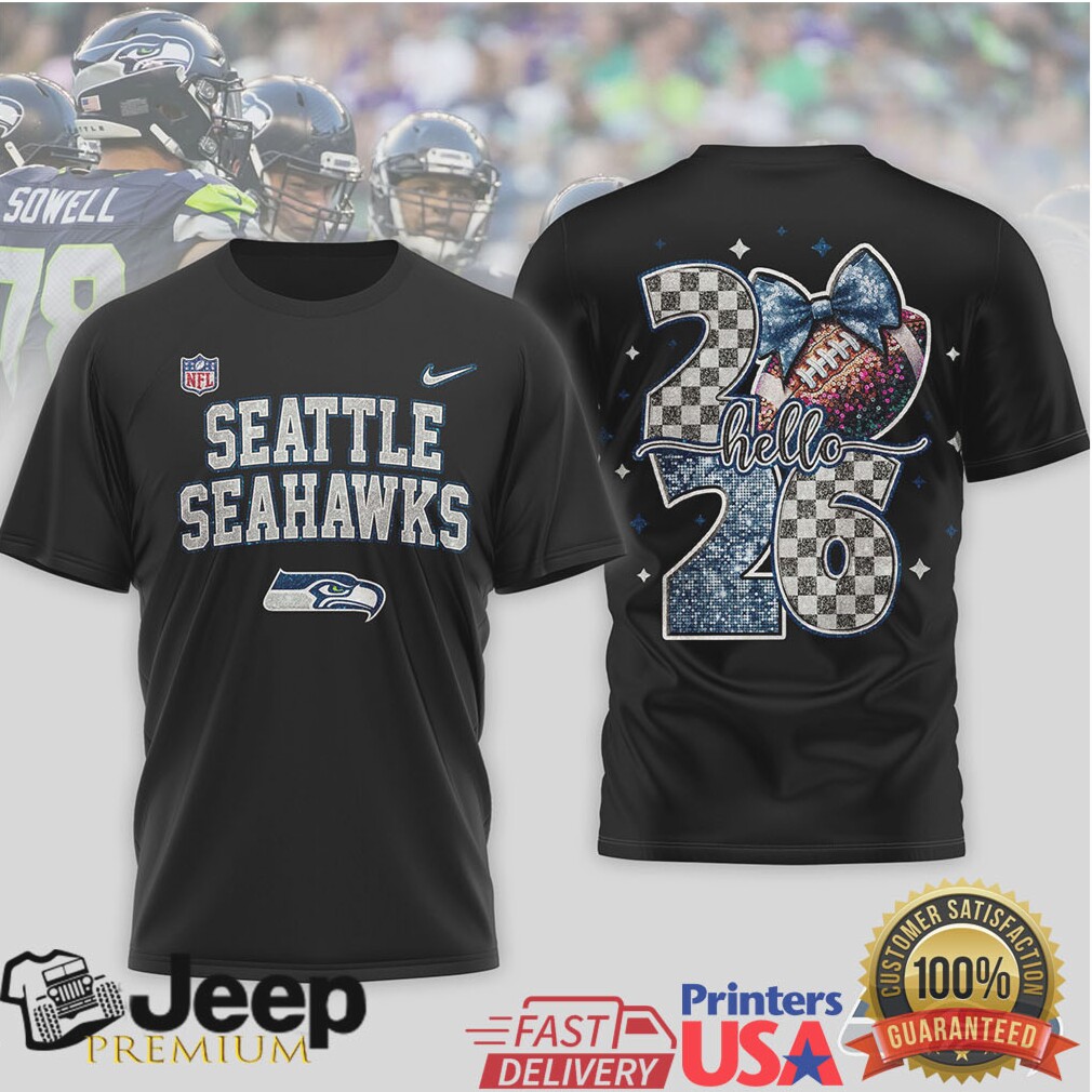 Seattle Seahawks Official NFL Hello 2026 Shirt Seattle Seahawks Official NFL Hello 2026 Shirt