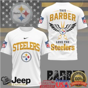 Pittsburgh Steelers Official NFL Barber Fan 3D Shirt Pittsburgh Steelers Official NFL Barber Fan 3D Shirt