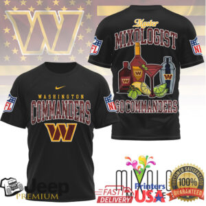 Washington Commanders Official NFL Mixologist Fan 3D Shirt Washington Commanders Official NFL Mixologist Fan 3D Shirt