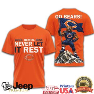 Chicago Bears Never Let It Rest 3D T Shirt