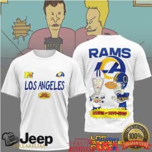 Los Angeles Rams Official NFL Funny Beavis and Butt Head Shirt