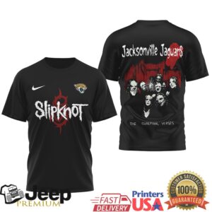 Jacksonville Jaguars Official NFL Slipknot 3D Shirt