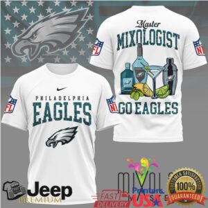 Philadelphia Eagles Official NFL Mixologist Fan 3D Shirt