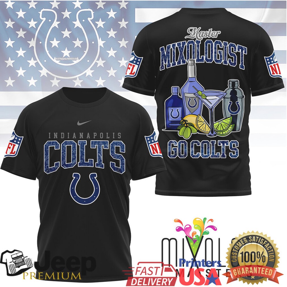 Indianapolis Colts Official NFL Mixologist Fan 3D Shirt Indianapolis Colts Official NFL Mixologist Fan 3D Shirt
