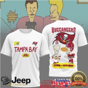 Tampa Bay Buccaneers Official NFL Funny Beavis and Butt Head Shirt