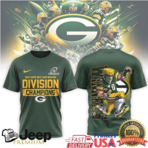 Green Bay Packers 2025 Super Wild Card Weekend 3D T Shirt