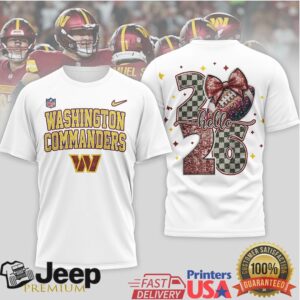 Washington Commanders Official NFL Hello 2026 Shirt