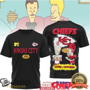 Kansas City Chiefs Official NFL Funny Beavis and Butt Head Shirt