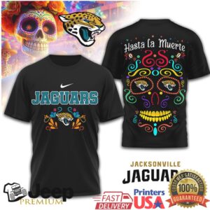 Jacksonville Jaguars Official NFL Day of the Dead 3D Shirt Jacksonville Jaguars Official NFL Day of the Dead 3D Shirt