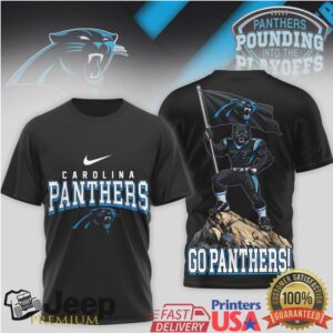 Carolina Panthers Go Panthers! 3D T Shirt