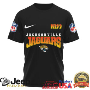 Jacksonville Jaguars Official NFL Kiss Band 3D Shirt