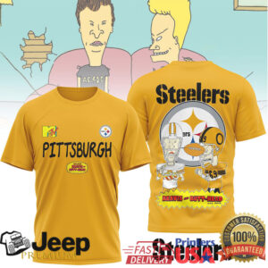 Pittsburgh Steelers Official NFL Funny Beavis and Butt Head Shirt Pittsburgh Steelers Official NFL Funny Beavis and Butt Head Shirt