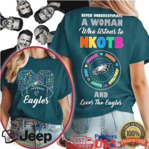 Philadelphia Eagles Official NFL x New Kids on the Block Fan 3D Shirt Philadelphia Eagles Official NFL x New Kids on the Block Fan 3D Shirt