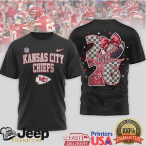 Kansas City Chiefs Official NFL Hello 2026 Shirt