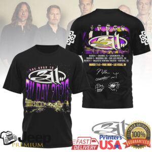 311 Day 2026 The Road To Las Vegas Commemorative Tour Shirt