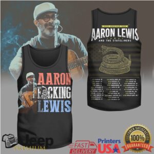 Aaron Lewis and The Stateliners 2026 American Tour Gadsden Snake T Shirt