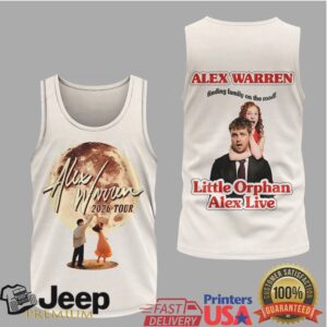 Alex Warren 2026 Tour “Little Orphan Alex Live” Finding Family Graphic Tee Alex Warren 2026 Tour “Little Orphan Alex Live” Finding Family Graphic Tee