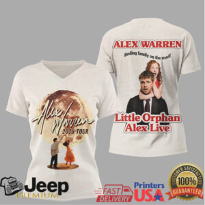 Alex Warren 2026 Tour “Little Orphan Alex Live” Finding Family Graphic Tee