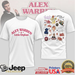 Alex Warren Little Orphan Global Tour 2024 Fan Merchandise