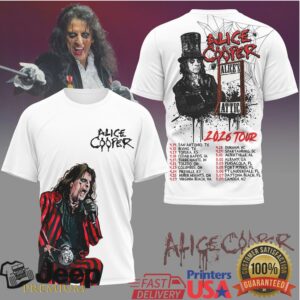 Alice Cooper 2026 Tour Alice's Attic Graphic T Shirt