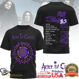 Alice In Chains Self Titled Sun Logo Apparel Collection
