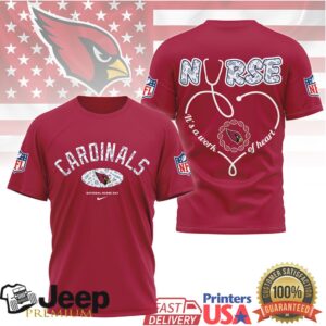 Arizona Cardinals Nurse T Shirt NFL Cardinals Fan Nursing Tee