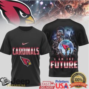 Arizona Cardinals Sci Fi Robot Future Graphic Print T Shirt