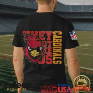 Arizona Cardinals “They Not Like Us” Vintage Helmet Graphic T Shirt