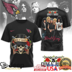 Arizona Cardinals x Guns N' Roses “Bird Gang” Heavy Metal Graphic Tee