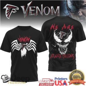 Atlanta Falcons Venom Symbiote “We Are” NFL Graphic T Shirt