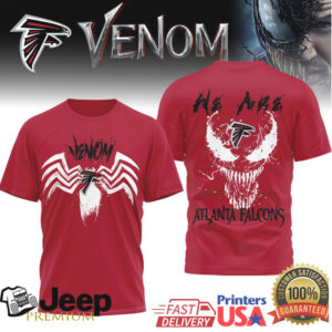 Atlanta Falcons Venom Symbiote “We Are” NFL Graphic T Shirt