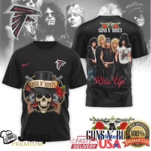 Atlanta Falcons x Guns N' Roses Rise Up Band Style Football Shirt