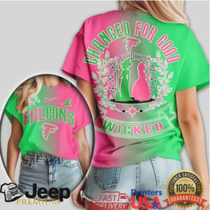 Atlanta Falcons x Wicked “Changed For Good” Glinda & Elphaba NFL Shirt Atlanta Falcons x Wicked “Changed For Good” Glinda & Elphaba NFL Shirt