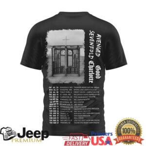 Avenged Sevenfold “Good Charlotte” 2024 Tour Signature T Shirt