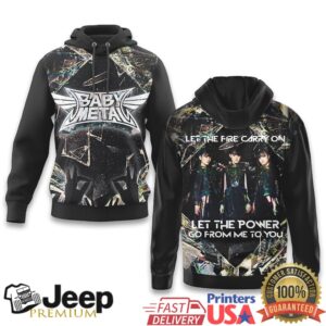 Babymetal “Let The Power Go From Me To You” Galaxy Graphic Hoodie